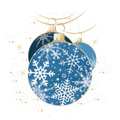 Weihnachtskarten-Dekore