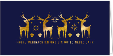 2025 für Firmen | Kategorie Edle Goldprägung | Motiv: Rentierreihe - Artikel Nummer 11-804-G