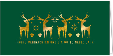 2025 für Firmen | Kategorie Edle Goldprägung | Motiv: Rentierreihe - Artikel Nummer 11-806-G