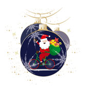 Weihnachtskarten-Dekore