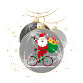 Weihnachtskarten-Dekore