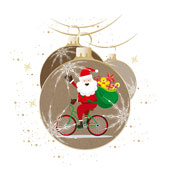 Weihnachtskarten-Dekore