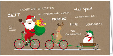 2025 für Firmen | Kategorie - Kraftpapier Optik - | Motiv: Sportliches Team - Artikel Nummer 1100-808