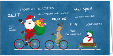 2025 für Firmen | Kategorie - Blaue Struktur Optik - | Motiv: Sportliches Team - Artikel Nummer 1100-810