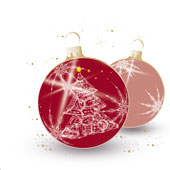 Weihnachtskarten-Dekore