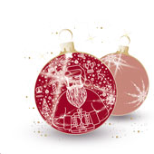 Weihnachtskarten-Dekore