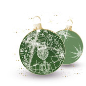 Weihnachtskarten-Dekore