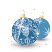 Weihnachtskarten-Dekore