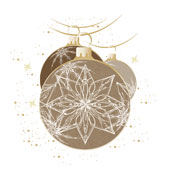 Weihnachtskarten-Dekore