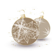 Weihnachtskarten-Dekore