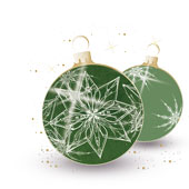 Weihnachtskarten-Dekore