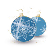 Weihnachtskarten-Dekore