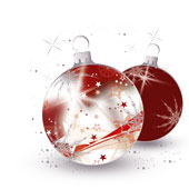 Weihnachtskarten-Dekore