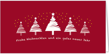 2025 für Firmen | Kategorie Rote Impressionen | Motiv: Baumgruppenschwung - Artikel Nummer 1104-805