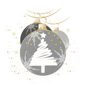 Weihnachtskarten-Dekore