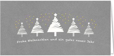 2025 für Firmen | Kategorie - Silber Struktur Optik - | Motiv: Baumgruppenschwung - Artikel Nummer 1104-807