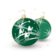 Weihnachtskarten-Dekore