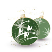 Weihnachtskarten-Dekore