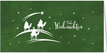 2025 für Firmen | Kategorie - Grüne Struktur Optik - | Motiv: Reise nach Betlehem - Artikel Nummer 1105-809