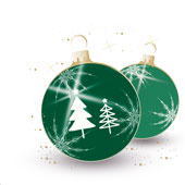 Weihnachtskarten-Dekore