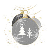 Weihnachtskarten-Dekore