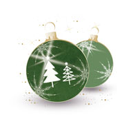 Weihnachtskarten-Dekore