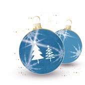 Weihnachtskarten-Dekore