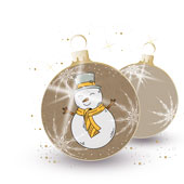 Weihnachtskarten-Dekore