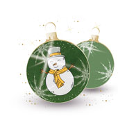 Weihnachtskarten-Dekore