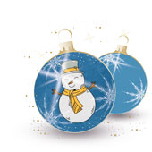 Weihnachtskarten-Dekore