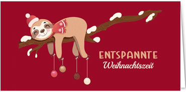 2025 für Firmen | Kategorie Rote Impressionen | Motiv: Entspannte Festkugeln - Artikel Nummer 1109-805