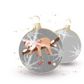 Weihnachtskarten-Dekore