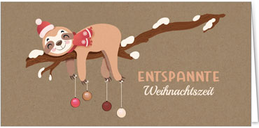 2025 für Firmen | Kategorie - Kraftpapier Optik - | Motiv: Entspannte Festkugeln - Artikel Nummer 1109-808