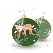 Weihnachtskarten-Dekore