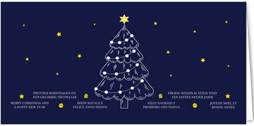 2025 für Firmen | Kategorie Blaue Impressionen | Motiv: Internationale Tanne - Artikel Nummer 1110-804