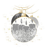 Weihnachtskarten-Dekore