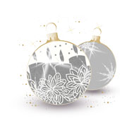 Weihnachtskarten-Dekore