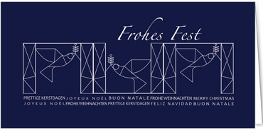 2025 für Firmen | Kategorie Blaue Impressionen | Motiv: Friedensgeflüster - Artikel Nummer 1112-804