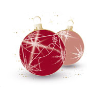 Weihnachtskarten-Dekore