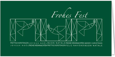 2025 für Firmen | Kategorie Grüne Impressionen | Motiv: Friedensgeflüster - Artikel Nummer 1112-806