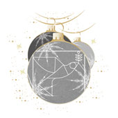 Weihnachtskarten-Dekore