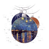 Weihnachtskarten-Dekore