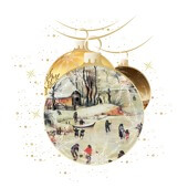 Weihnachtskarten-Dekore