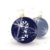 Weihnachtskarten-Dekore