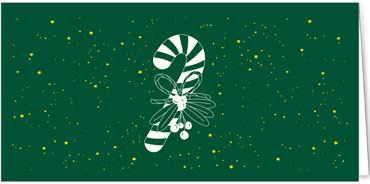 2025 für Firmen | Kategorie Grüne Impressionen | Motiv: Zuckerstangengeschenk - Artikel Nummer 1113-806