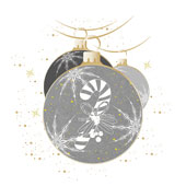 Weihnachtskarten-Dekore