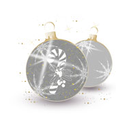 Weihnachtskarten-Dekore