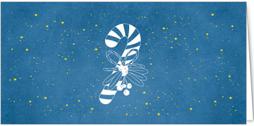 2025 für Firmen | Kategorie - Blaue Struktur Optik - | Motiv: Zuckerstangengeschenk - Artikel Nummer 1113-810