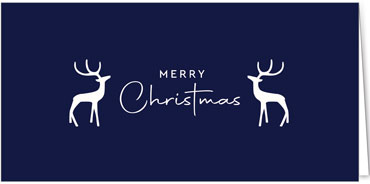 2025 für Firmen | Kategorie Blaue Impressionen | Motiv: Elegantes Hirschpaar - Artikel Nummer 1114-804