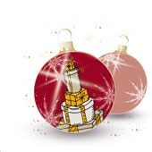 Weihnachtskarten-Dekore